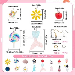 Набор для изготовления серег своими руками DIY-SC0017-17