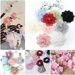 綿紐造花芯入り石膏  ライトスチールブルー  57x2mm  400個/バンドル&nbsp;DIY-WH20007-36A-06
