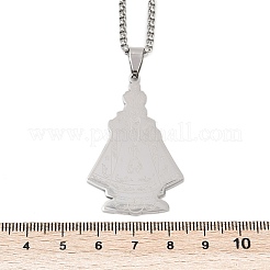 201 подвеска в виде медали Святого Бенедикта из нержавеющей стали NJEW-K283-37P