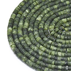 Натуральные китайские бусины из южного нефрита&nbsp;G-P575-B04-4x2mm