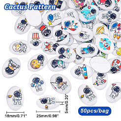 Кабошоны из стекла GLAA-PH0002-26B