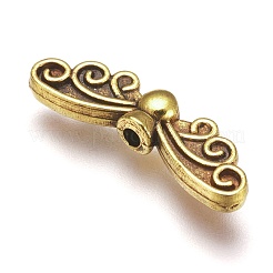 Tibetischer stil legierung perlen&nbsp;TIBEB-1331-AG-LF