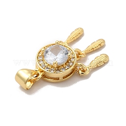 Подвеска из латуни с микропаве из кубического циркония&nbsp;ZIRC-C002-01G