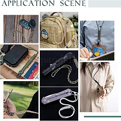 5 шт. 5-х цветные плетеные шнурки на шею из полипропиленового волокна AJEW-NB0003-55