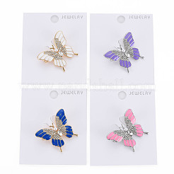 Эмалированная булавка в виде бабочки JEWB-N007-024-FF
