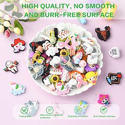 10 шт. Информационная лента силиконовые фокусные бусины JX887A