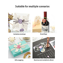 Сургучная печать латунная головка штампа AJEW-WH0209-505