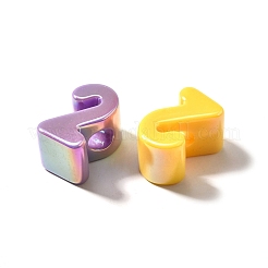 Perline acriliche opache con placcatura uv&nbsp;SACR-Z007-02C