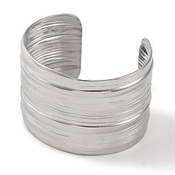 Браслеты-манжеты из нержавеющей стали 304 для женщин BJEW-D050-01S