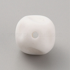 Кубические пищевые экологически чистые силиконовые бусины&nbsp;SIL-TAC0003-11G