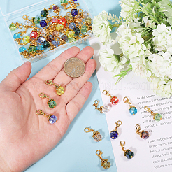 Стекло подвесные украшения HJEW-GL00007