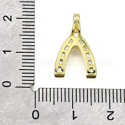 Латунные микро проложить кубического циркония подвески&nbsp;KK-V007-13G