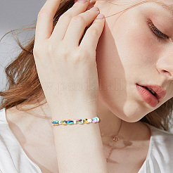 325шт гальванические стеклянные бусины нити EGLA-PA0001-03A