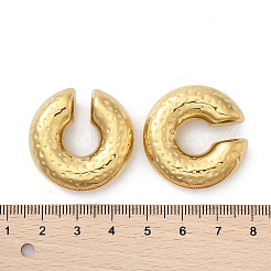 Серьги-каффы из нержавеющей стали 304 в форме буквы С для женщин EJEW-M068-06G