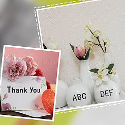 12 лист 2 цвета буквы a~z ПВХ водонепроницаемые самоклеящиеся наклейки STIC-GA0001-21