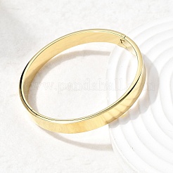 201 простой браслет из нержавеющей стали BJEW-Z151-01G-02