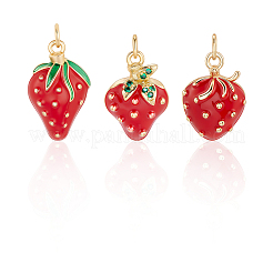 Кулоны с эмалью из латуни&nbsp;KK-BBC0019-49