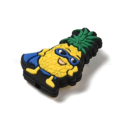 Фруктовые Супермен пищевые экологически чистые силиконовые фокусные бусины&nbsp;SIL-Q021-01F