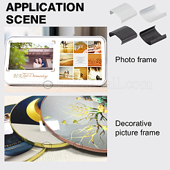 Ahademaker 200 шт. 2 цвета u-образная пластиковая пряжка из ПВХ для окантовки FIND-GA0002-12