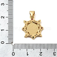 Латунные микро проложить кубического циркония подвески&nbsp;KK-I360-056G