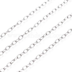 Chaînes de câbles en acier inoxydable 304 de 3.28 pied résistantes au ternissement&nbsp;X-CHS-L024-013A