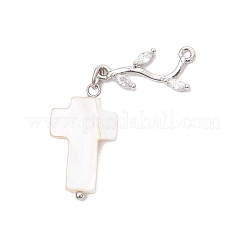 6шт 6 стиля подвески из натуральных пресноводных ракушек&nbsp;PALLOY-JF04148-02