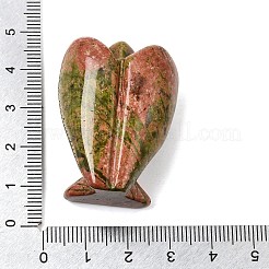 Engelsfigur aus natürlichem Unakit&nbsp;DJEW-N006-01A-36