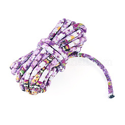 Cordon en polyester imprimé floral ethnique de 5 m&nbsp;OCOR-TA0003-94A