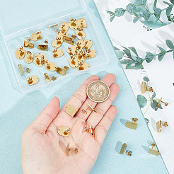 20 пара сережек-гвоздиков из нержавеющей стали 304&nbsp;STAS-UN0047-68