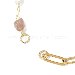 Изготовление браслета-цепочки из скрепок из нержавеющей стали 304 AJEW-JB01434-01