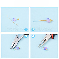 Контакты латунь шаровой головкой KK-YW0004-03D-P