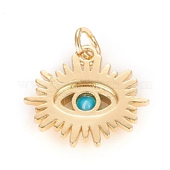 Латунные микро проложить кубического циркония подвески&nbsp;KK-O126-11G