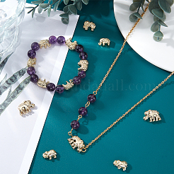 40 шт. 4-х стилевые бусины из сплава для покрытия стойки&nbsp;FIND-PH0002-72-RS-WH