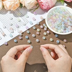 Прозрачные акриловые бусины OACR-CJC0014-01