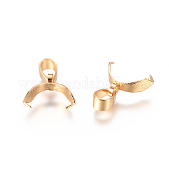 304ステンレススチール製アイスピックピンチベイル  ゴールドカラー  11x3.5mm  穴：3.5x6mm  ピン：0.4x0.6mm&nbsp;STAS-F227-45C-G