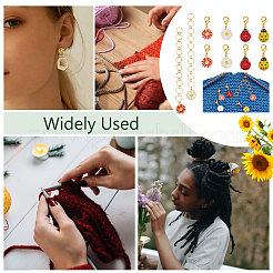 Маркеры запирающих петель и счетчики цепочек для вязания бисерных звеньев HJEW-AB00546