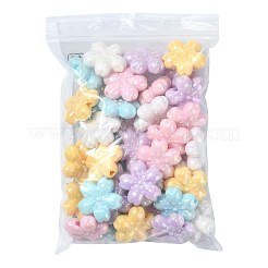 40pcs 5 Farben undurchsichtige Acrylperlen&nbsp;OACR-FS0002-85