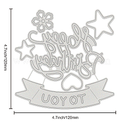 Углеродистая сталь разрезает трафареты&nbsp;DIY-WH0170-324