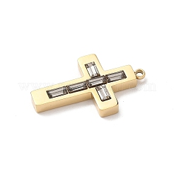 Подвески из нержавеющей стали 304 со стразами&nbsp;STAS-L022-085G-05