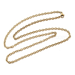 Ожерелья из нержавеющей стали 304 с цепочкой из троса&nbsp;STAS-O053-33G