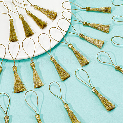 60 шт. полиэстеровая подвеска-кисточка&nbsp;AJEW-GF0010-90