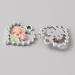 Платинового сплава горный хрусталь подвески&nbsp;FIND-TAC0008-69P-02