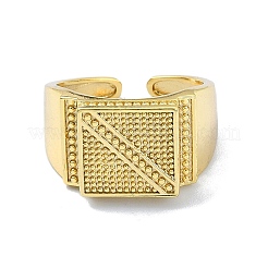 Латунные открытые кольца манжеты RJEW-B051-37G