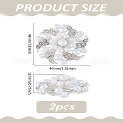 2 шт. кабошоны из цветочного сплава со стразами&nbsp;FIND-LP0002-22