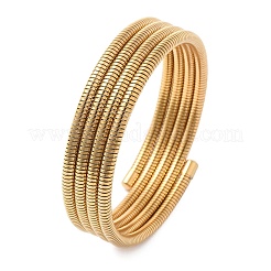 Многорядные браслеты из нержавеющей стали 304 для женщин&nbsp;BJEW-Z086-01G-02