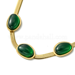 Ионное покрытие (ip) 304 нержавеющая сталь браслеты-цепочки в елочку&nbsp;X-BJEW-R316-01G