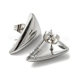 Фурнитура для сережек-гвоздиков из нержавеющей стали 304 STAS-G320-01B-P