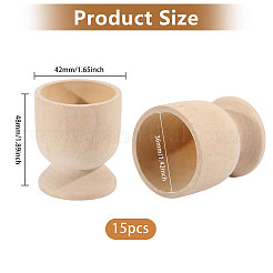 Деревянные держатели для пасхальных яиц&nbsp;AJEW-WH0348-631