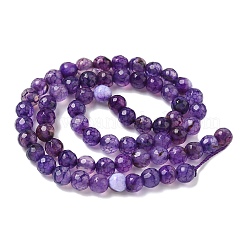 Chapelets de perles d'agate naturelle&nbsp;X-G-C082-A01-53