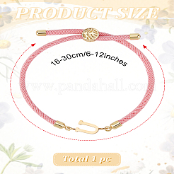 1 bracelet coulissant réglable en nylon pour femme&nbsp;BJEW-LP0001-32U-03